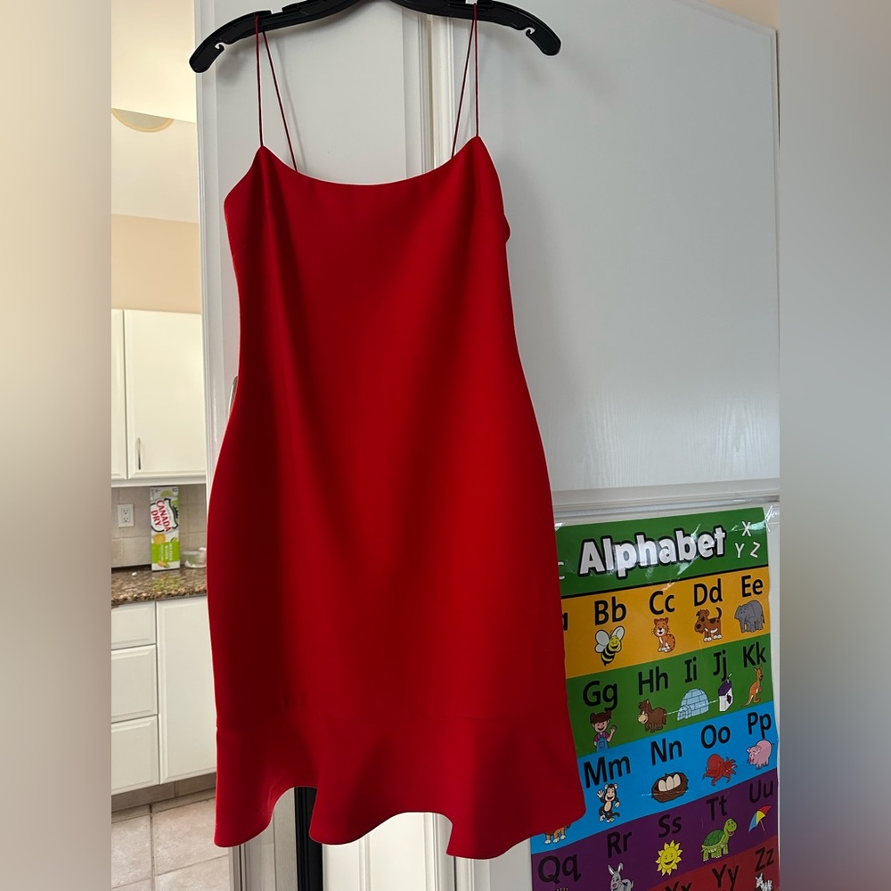 Likely Vibrant Red Dress